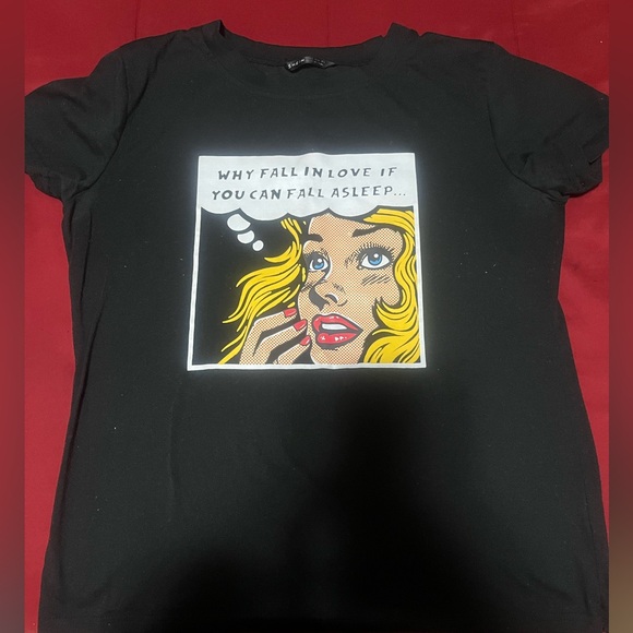 Short Sleeve Tee Black/Graffic. Size: S Condition: Great - Picture 1 of 3